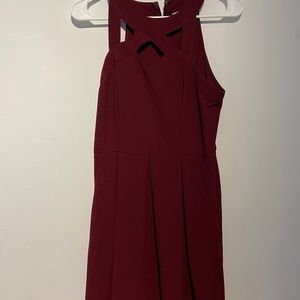 Maroon Dress